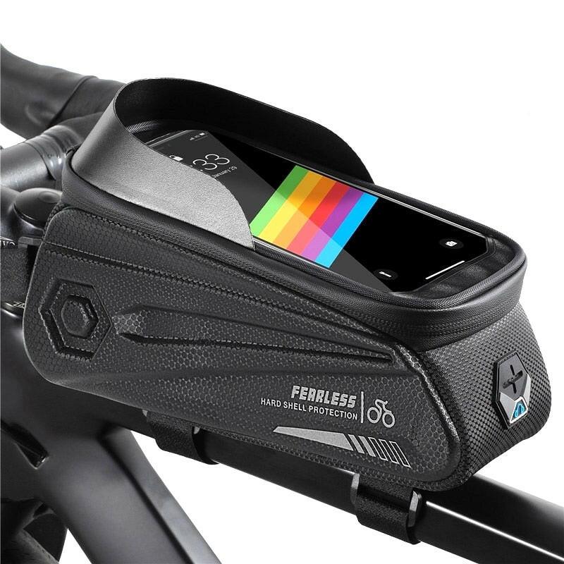 WEST BIKING Waterproof Bicycle Bag 7.0 Inch Sensitive Touch Screen Phone Bag MTB Road Bike Front Frame Bag Cycling Accessories-WAYBIKER