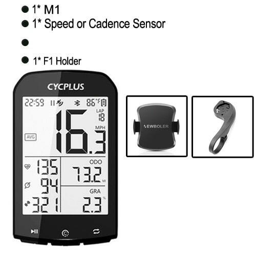 NEW GPS Bicycle Computer Bike Speedometer M1 Cycling ANT+ Cadence Sensor Heart Rate Monitor For Garmin Bryton IGPSPORT Wahoo-WAYBIKER