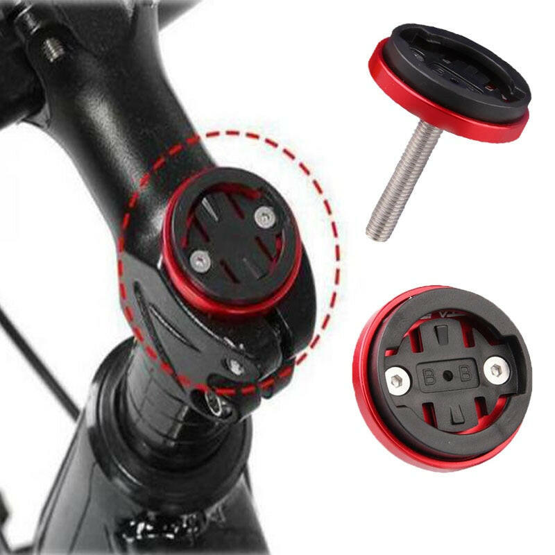 MTB Bike Code Table Base Computer Holder Stem Top Cap Cycling Stopwatch GPS Speedometer Mount Bracket For Garming Bryton Cateye-WAYBIKER