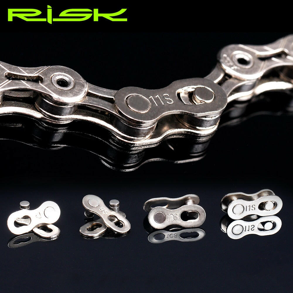 5 Pair Bike Chain Quick Link Mountain Bicycle Bike Chain Missing Quick Connector Connecting Master Link for 6 7 8 9 10 11 Speed