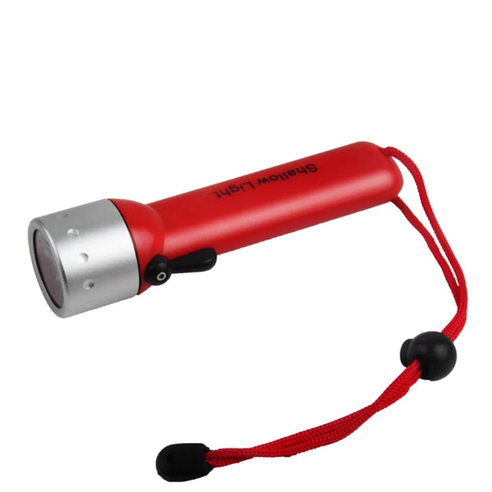 Diving Flashlight Super Bright 2000LM Q5 Waterproof Underwater Flash Deep Diving Snorkeling LED Diving Light Equipment-WAYBIKER