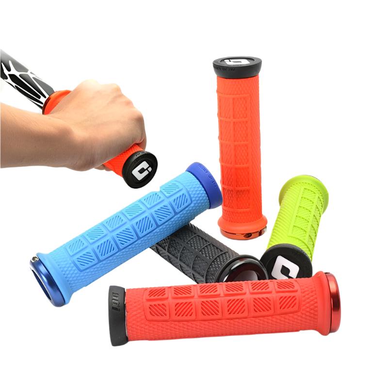ODI Elite Pro V2.1 Lock on Grips for MTB Mountain Bike Grips Handlebar Mountain Bike Grips Alluminium Alloy+Silica Gel ODI Grips-WAYBIKER