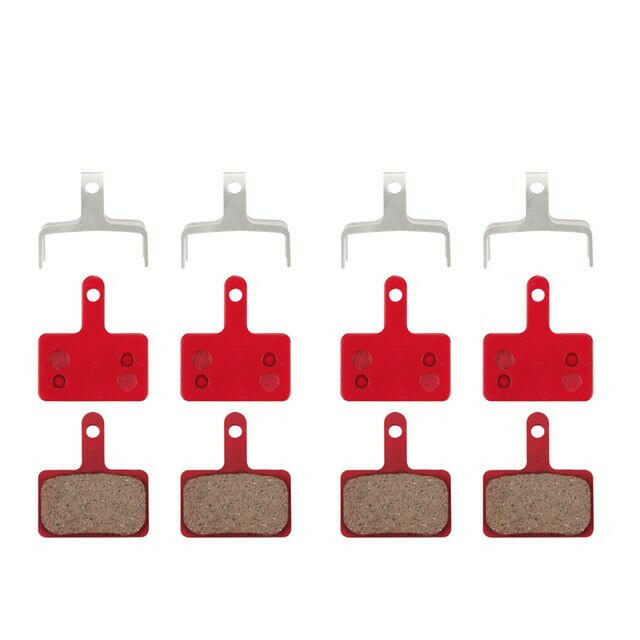 4 Pairs Resin/ceramic/Full metal Bicycle disc brake pads for Shimano M375M395M416M445 M446 M485 M486 M515 M525 Orion Auriga Pro-WAYBIKER
