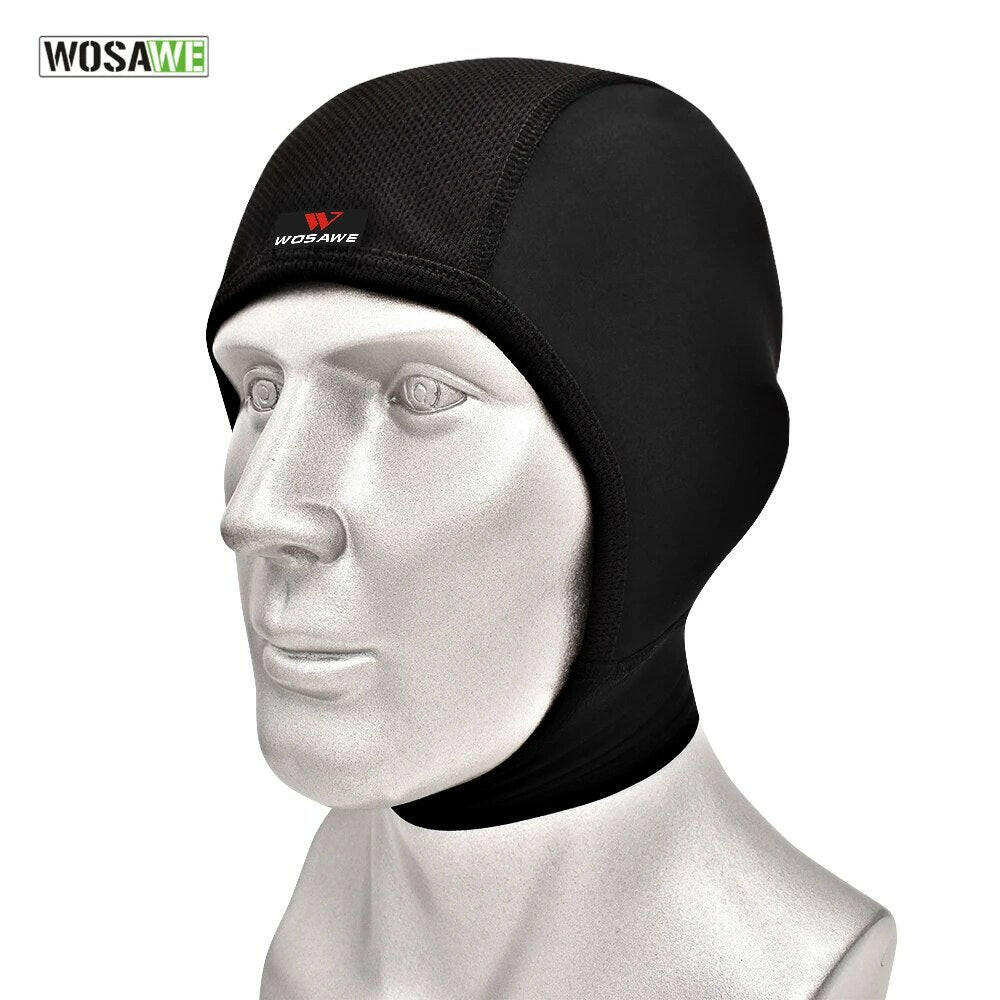 WOSAWE Breathable Cycling Cap Motorcycle Helmet Inner Cap Moisture Wicking Bike Cycle Racing Running Hiking Hat Headgear-WAYBIKER