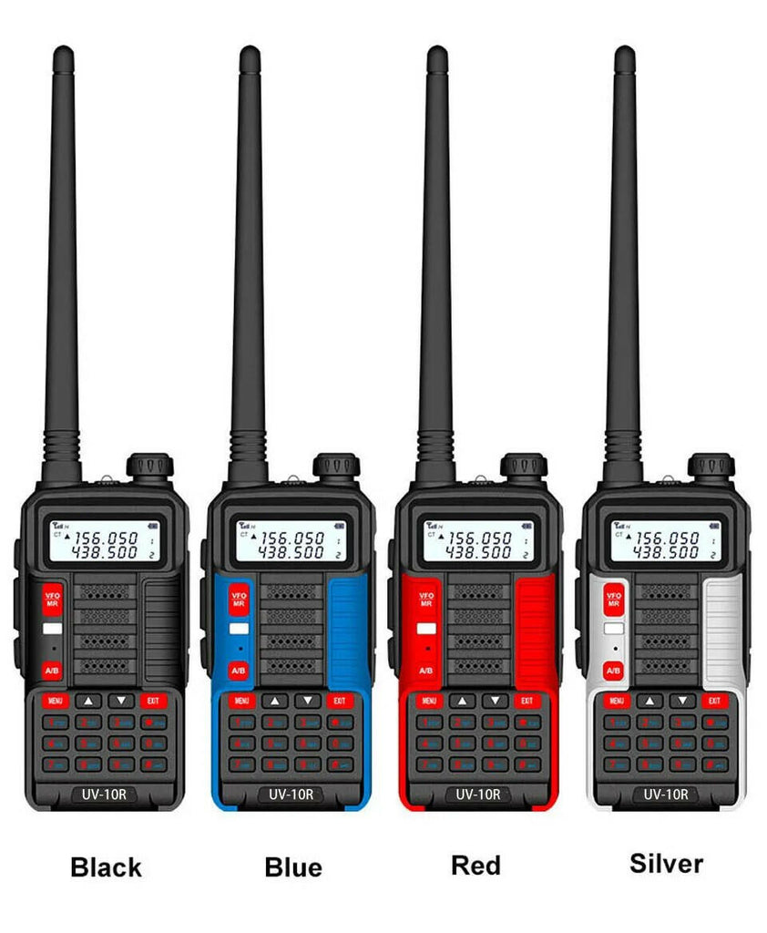 BaoFeng UV-10R True 10W Powerful Dual Band Walkie Talkie USB Type-C Charger Long Range UV10R Transceiver Ham Two Way Radio-WAYBIKER