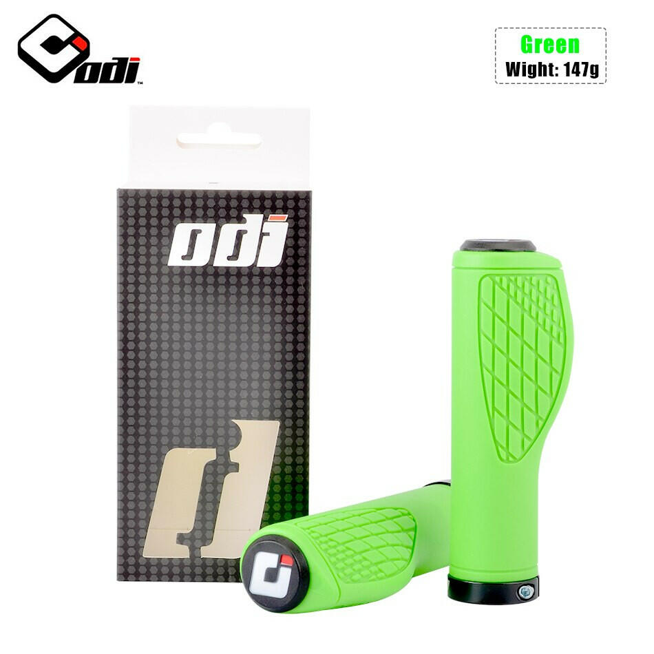 Odi Bicycle Handlebar Grips Silicone 22.2mm Anti-slip Mountain Bike Handle with Lock Ring fit for Brompton MTB BMX Folding Bike-WAYBIKER