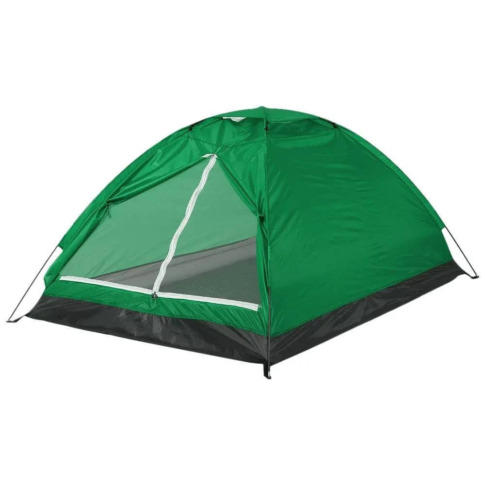 1/2 Person Camping Tent Beach Tent Single Layer Tent Portable Camouflage Polyester PU1000mm Camping Hiking Outdoor Tent-WAYBIKER