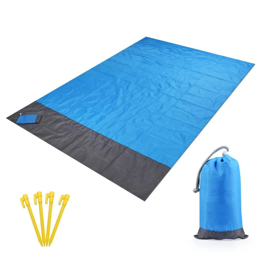 Beach Blanket Blanket 200 X 210cm Waterproof Beach Mat Lightweight Picnic Mat Beach Mattress for Travel Hiking Sports-WAYBIKER