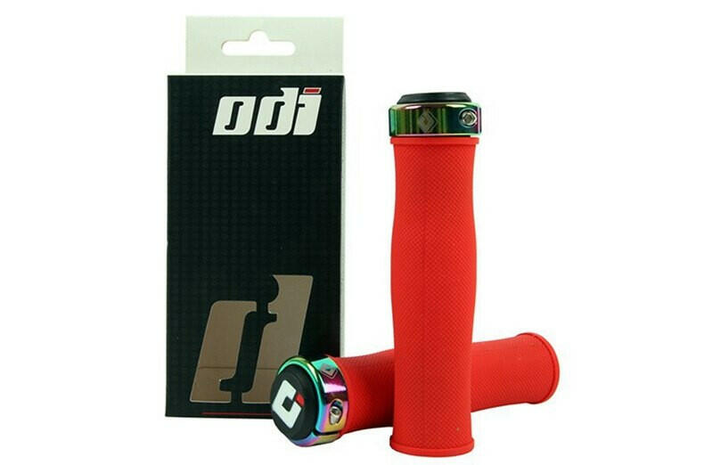 ODI Grips Soft Silicone Bicycle Handlebar Grips 22.2mm Anti-slip Mountain Bike Handle with Lock Ring for MTB BMX Folding Bike-WAYBIKER
