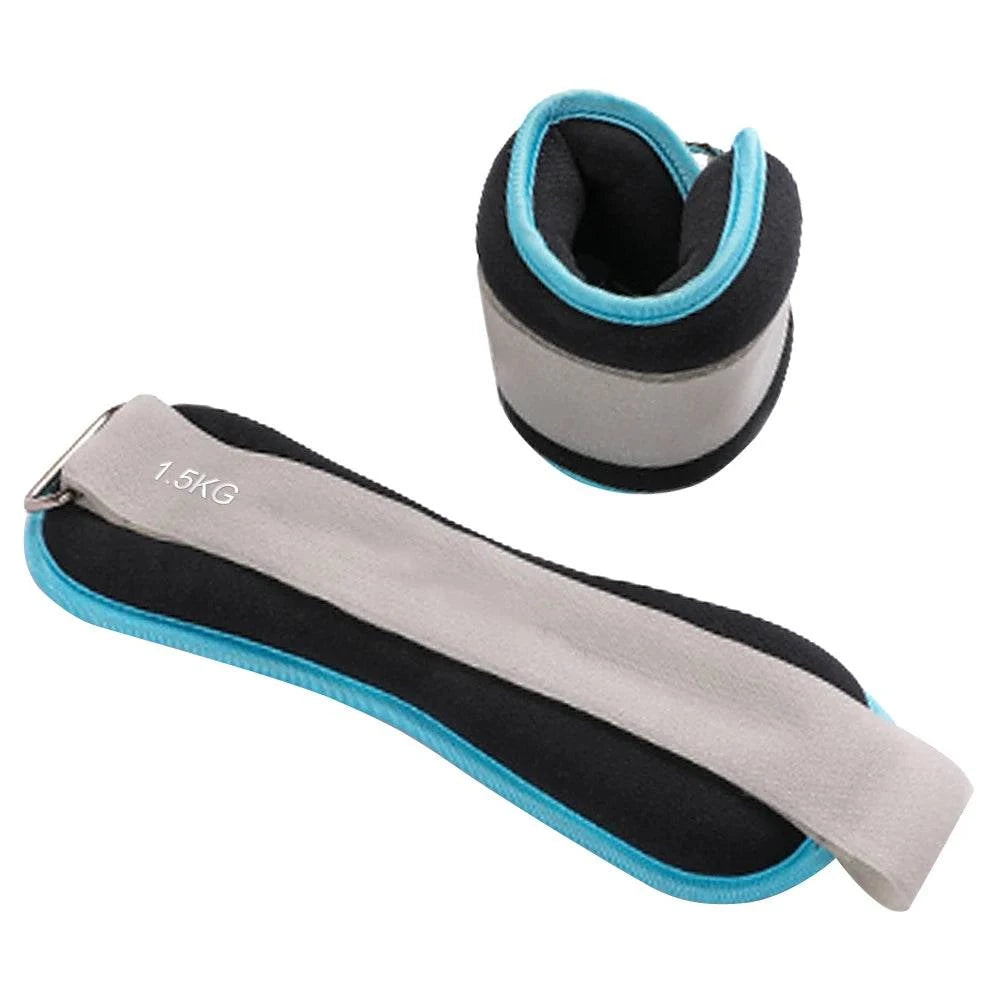 2PCS Wrist Ankle Weights Strap Neoprene Fitness Wrist Ankle Straps Weight Sandbag for Running Exercise 0.25/ 0.3/ 0.5/1/1.5kg-WAYBIKER