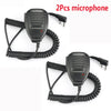 2pcs Microphone For Baofeng Handheld Mic Radio Walkie Talkie Speaker for UV-5R UV-5RA UV-5RE UV-3R UV-82 UV-8D BF-888S
