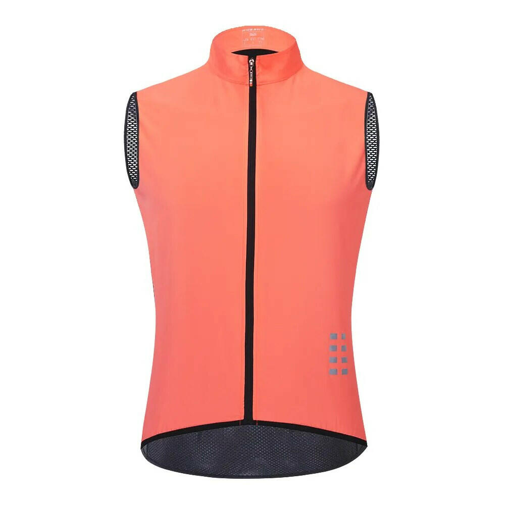 WOSAWE Reflective Cycling Vest Mesh Windproof Lightweight Ciclismo Mtb Bike Sleeveless Jersey Breathable Clothing Cycling Gilet-WAYBIKER