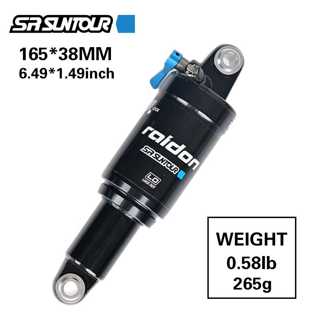 SR SUNTOUR Downhill MTB Bike Bicycle Rear Suspension Air Shock Absorber Hydraulic Speed Lock Out Rear Shock Bicycle Parts-WAYBIKER