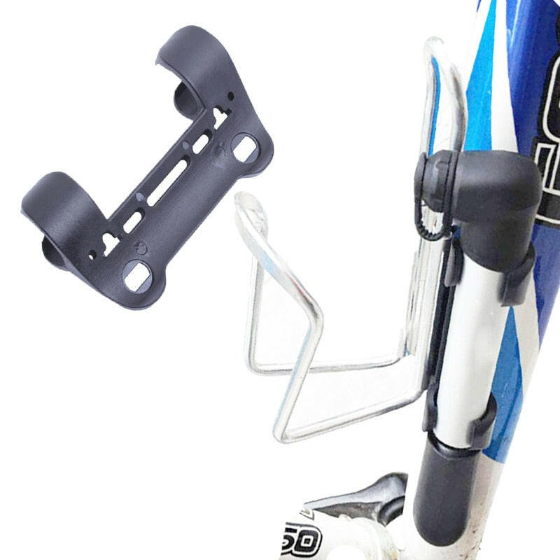 Bike Pump Bracket Cycling Pump Holder Bicycle Frame-Mounted Pump Bracket for MTB Mountain Bike-WAYBIKER