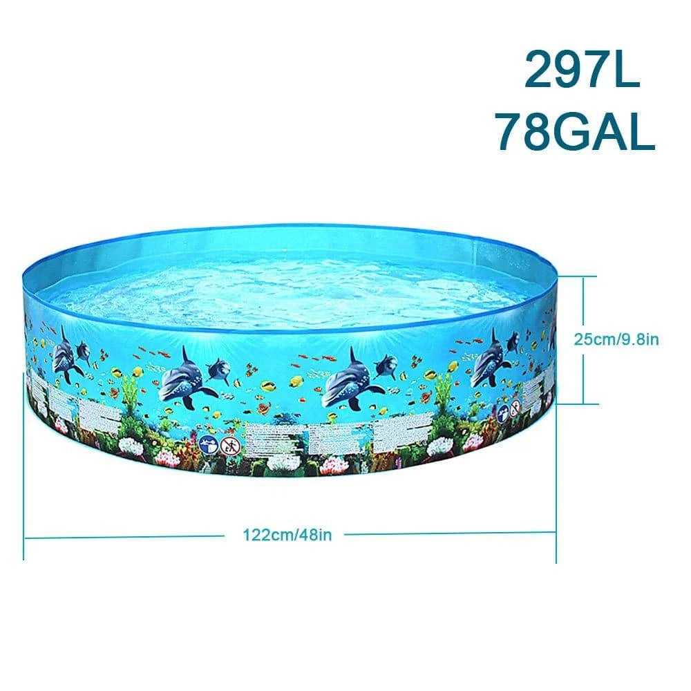 Swimming Pool Cover PE Rectangular Round Waterproof Dust Pool Cover Ground Swimming Pool Accessories Water Sports Kids Swim Pool-WAYBIKER