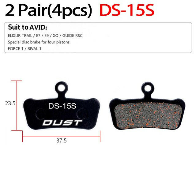 2 Pair (4pcs) MTB Bicycle Hydraulic Disc Ceramics Brake Pads For b01s SRAM AVID HAYES  Magura ZOOM Cycling Bike Part-WAYBIKER