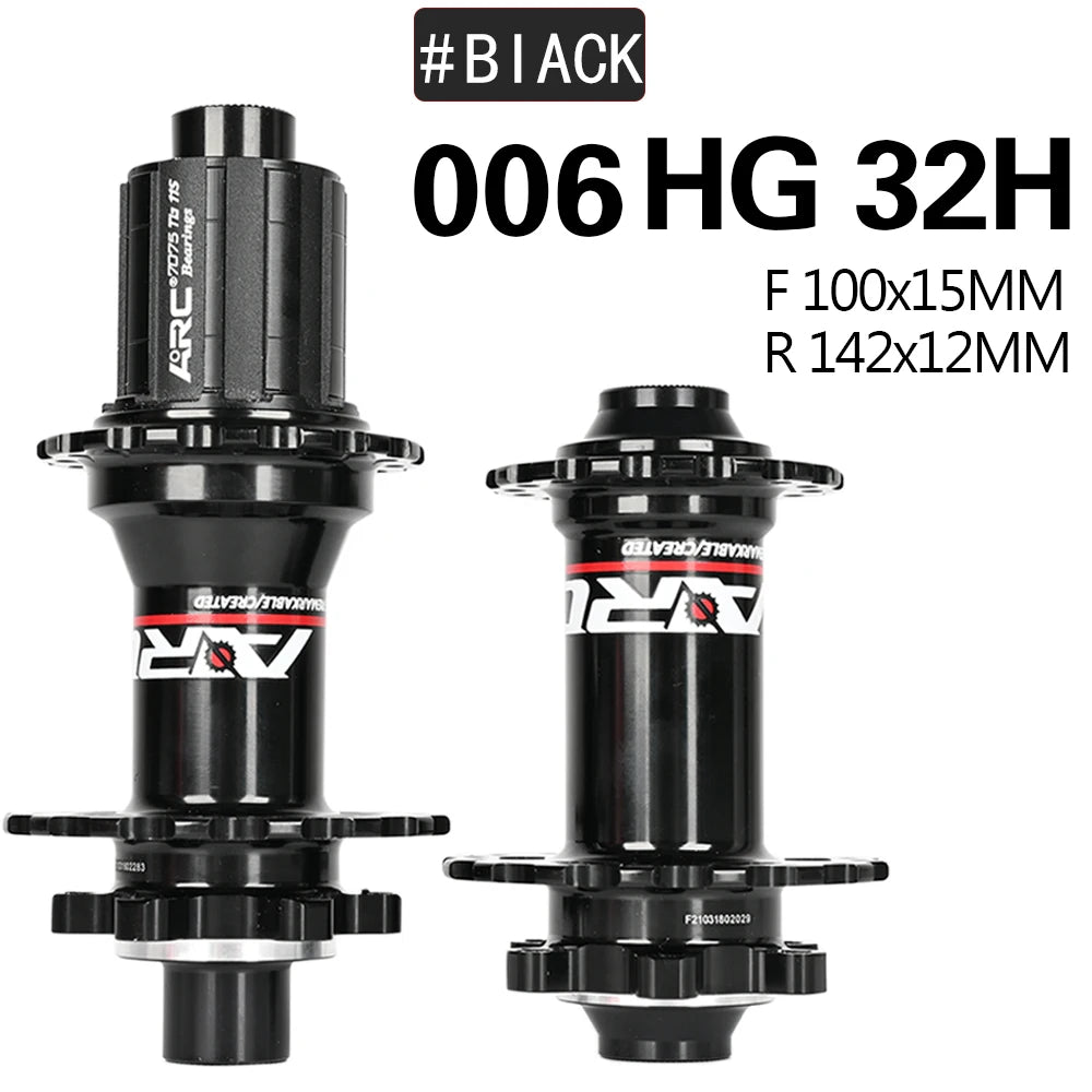 ARC MT006 Bicycle Hubs MTB Hub 32 28 36Holes Bike NBK Bearing Hub Aluminum Alloy Cube Mountain Bike Hub Bicycle Wheel Hub 8-12V