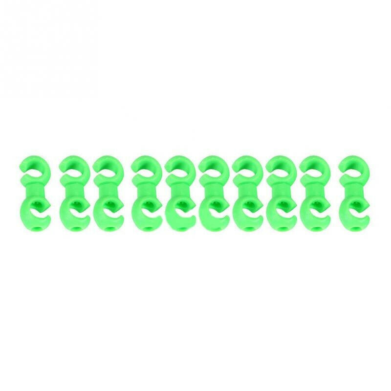 10Pcs/Set S Buckle Bike Brake Derailleur Shift Clips Buckle Cable Line Tube Rotatable MTB Brake Line Clip Ring Clasp-WAYBIKER
