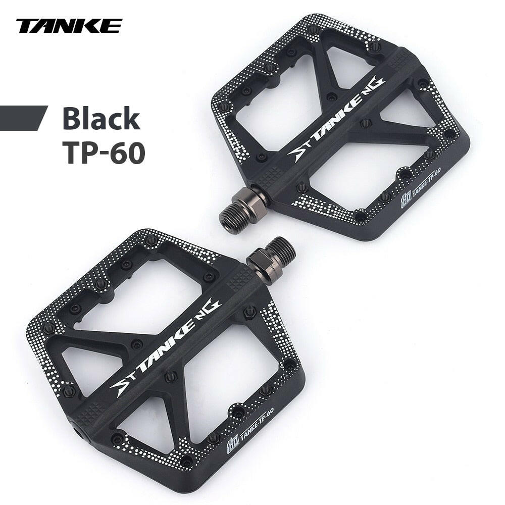 TANKE MTB Bike Nylon Pedal Mountain Bike Widen Non-slip DU+1 Bearing Bicycle MTB Off-road Cycling Accessories Universal-WAYBIKER