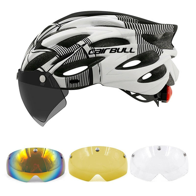 Cycling Helmet Light Road Mtb Mountain Bike Bicycle Led Helmet 54-62cm for Men Women Visored Bicycle Helmet Casco Accesorios