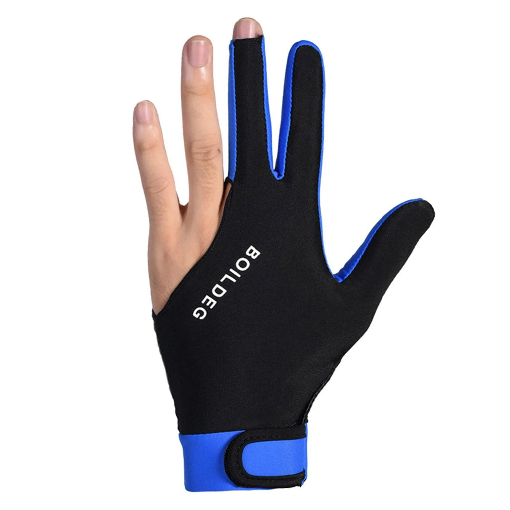 Billiard Glove Anti-skid Breathable Cue Sport Glove 3 Finger Super Elastic Sports Glove Fits on Left or Right Hand-WAYBIKER