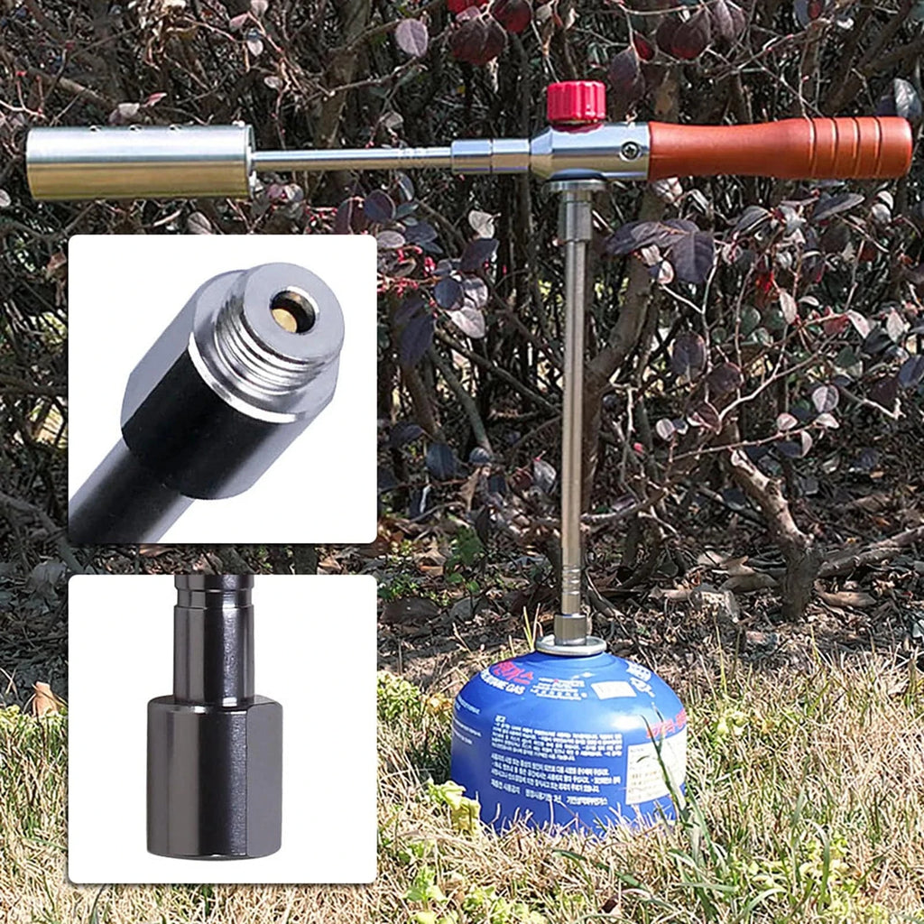 Gas Lantern Extension Tube Stove Blow Torch Extender Pole Outdoor Camping Lamp Extension Rod for Hiking Camping Equipment-WAYBIKER