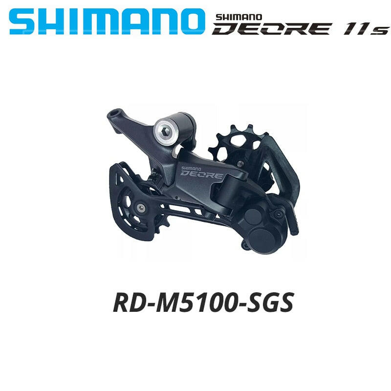 SHIMANO DEORE M5100 11Speed Derailleur SHADOW RD-M5100 SGS 1x11S SL-M5100-R RD-M5120 11 Speed Mountain Bike 11V MTB Bicycle Part-WAYBIKER