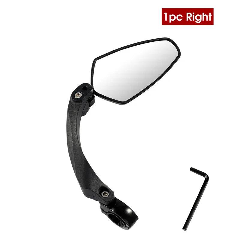 WEST BIKING Bicycle Rear View Mirror 360 Degree Rotate for Bike MTB Bicycle Electrical Bike Wide-Range Adjustable Angles Mirror-WAYBIKER