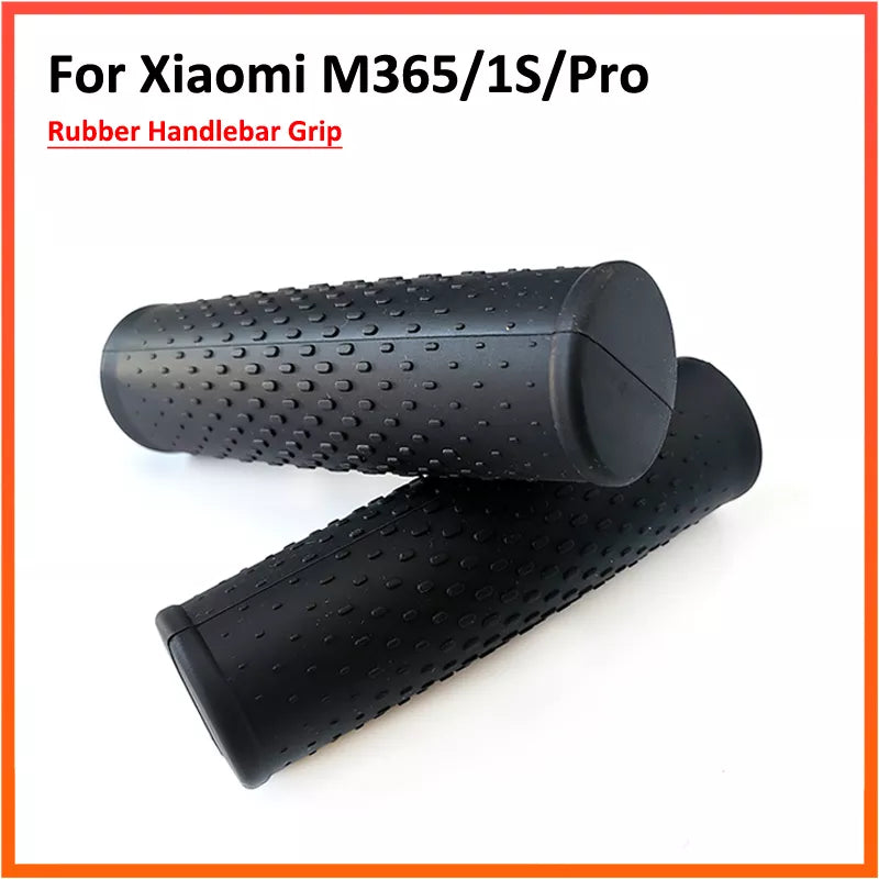 Rubber Handlebar Grip for Xiaomi M365 Pro 1s Electric Scooter Accessories Grey Black 2 Colors Optional 1 Pair-WAYBIKER