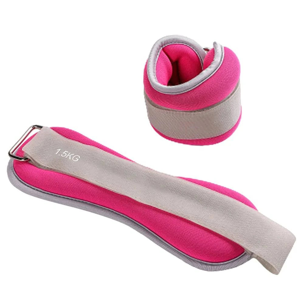 2PCS Wrist Ankle Weights Strap Neoprene Fitness Wrist Ankle Straps Weight Sandbag for Running Exercise 0.25/ 0.3/ 0.5/1/1.5kg-WAYBIKER
