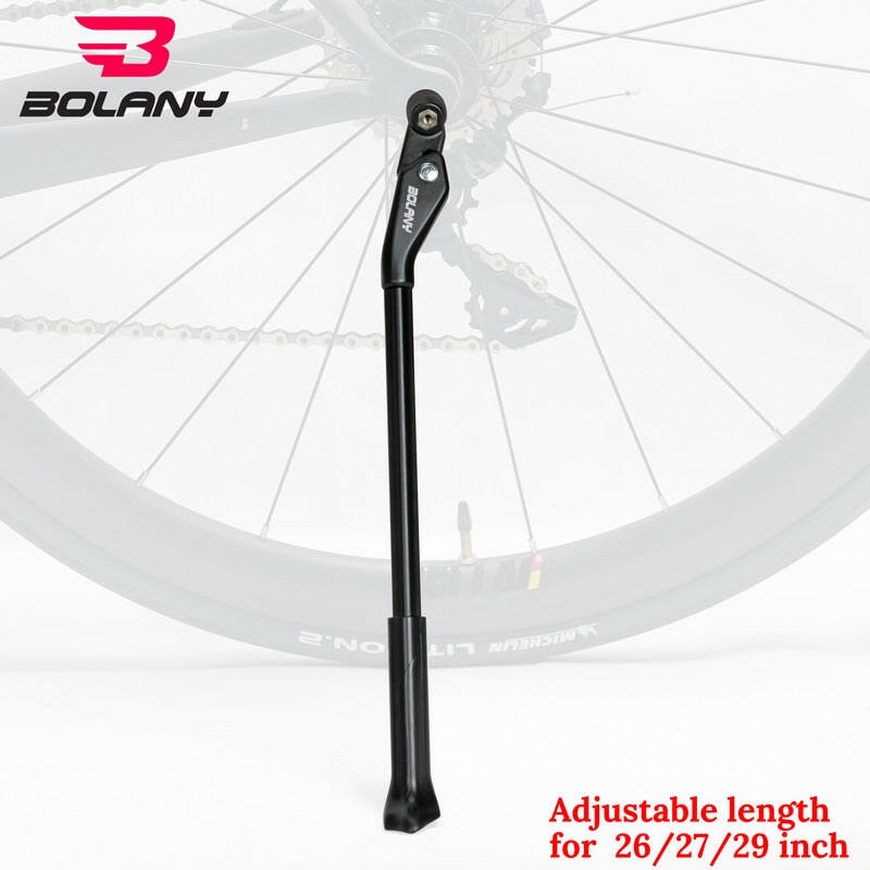 BOLANY Bike Kick Stand Adjustable Lightweight Carbon Fiber Kick Stand for 26 27.5 29 Road Bicycle Prop Side Rear Parking Rack-WAYBIKER