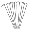 6pcs/10pcs Outdoor Camping Tent Stakes Titanium Tent Pegs Titanium Tent Nails Bend Hook Pin Hiking Climbing Tent Accessories-WAYBIKER