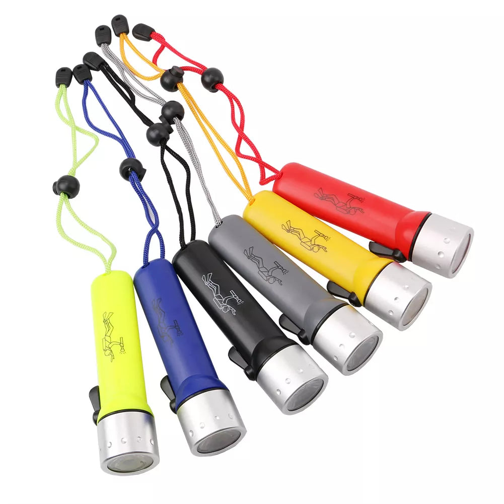 D5 Professional Waterproof Underwater Diving LED Flashlight Torch Equipment LED Scuba Dive Flashlights Torch Lamp Light Linterna-WAYBIKER