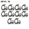 10pcs RETEVIS 2Pin Earpiece Walkie Talkie Headset For KENWOOD BAOFENG UV-5R BF-888S H777 RT7 For QUANSHENG for PUXING for TYT-WAYBIKER