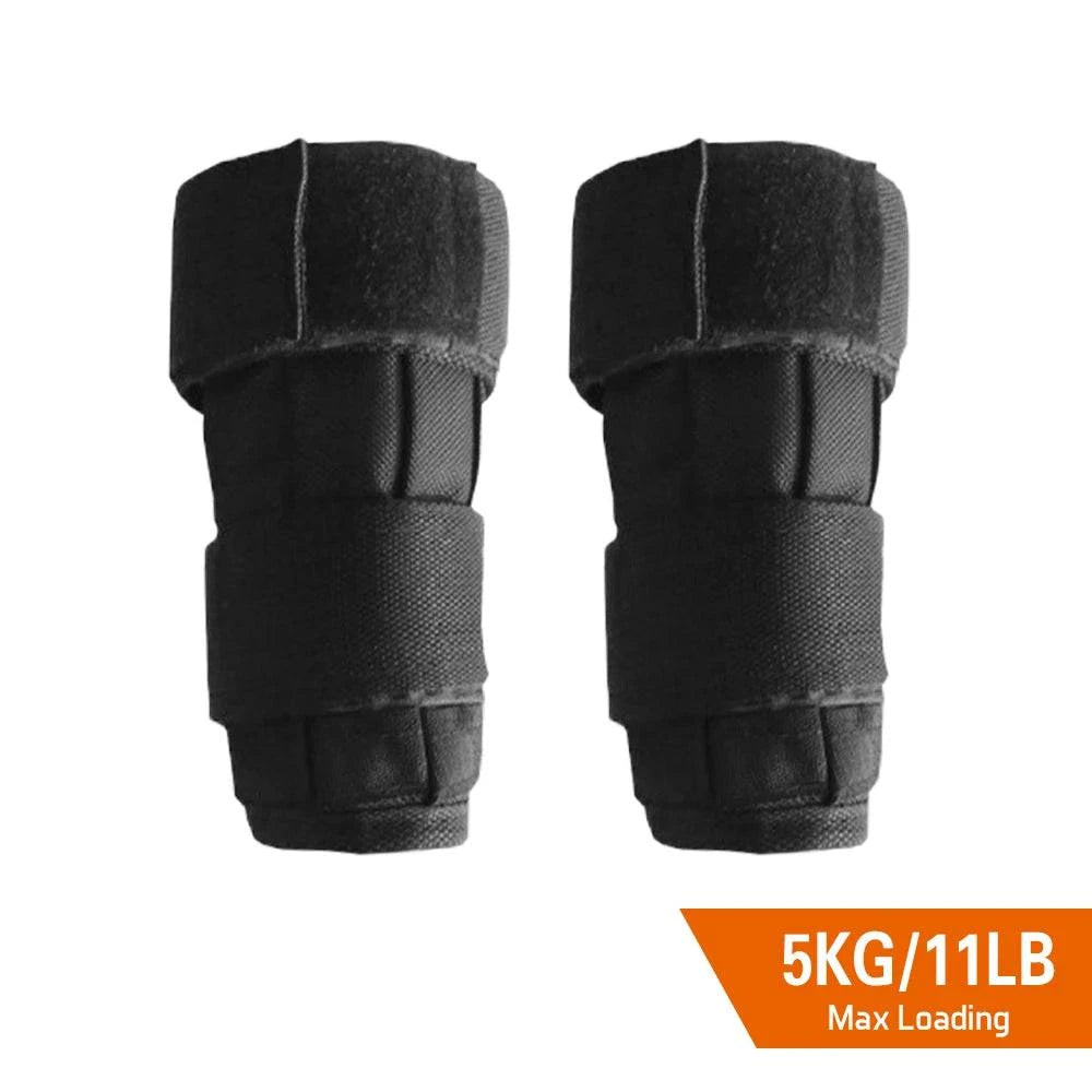 5/10kg Max Loading Adjustable Ankle Wrist Weighted Oxford Ankle Wrist Weight Exercise Weight Wraps Strength Training Fitness Gym-WAYBIKER