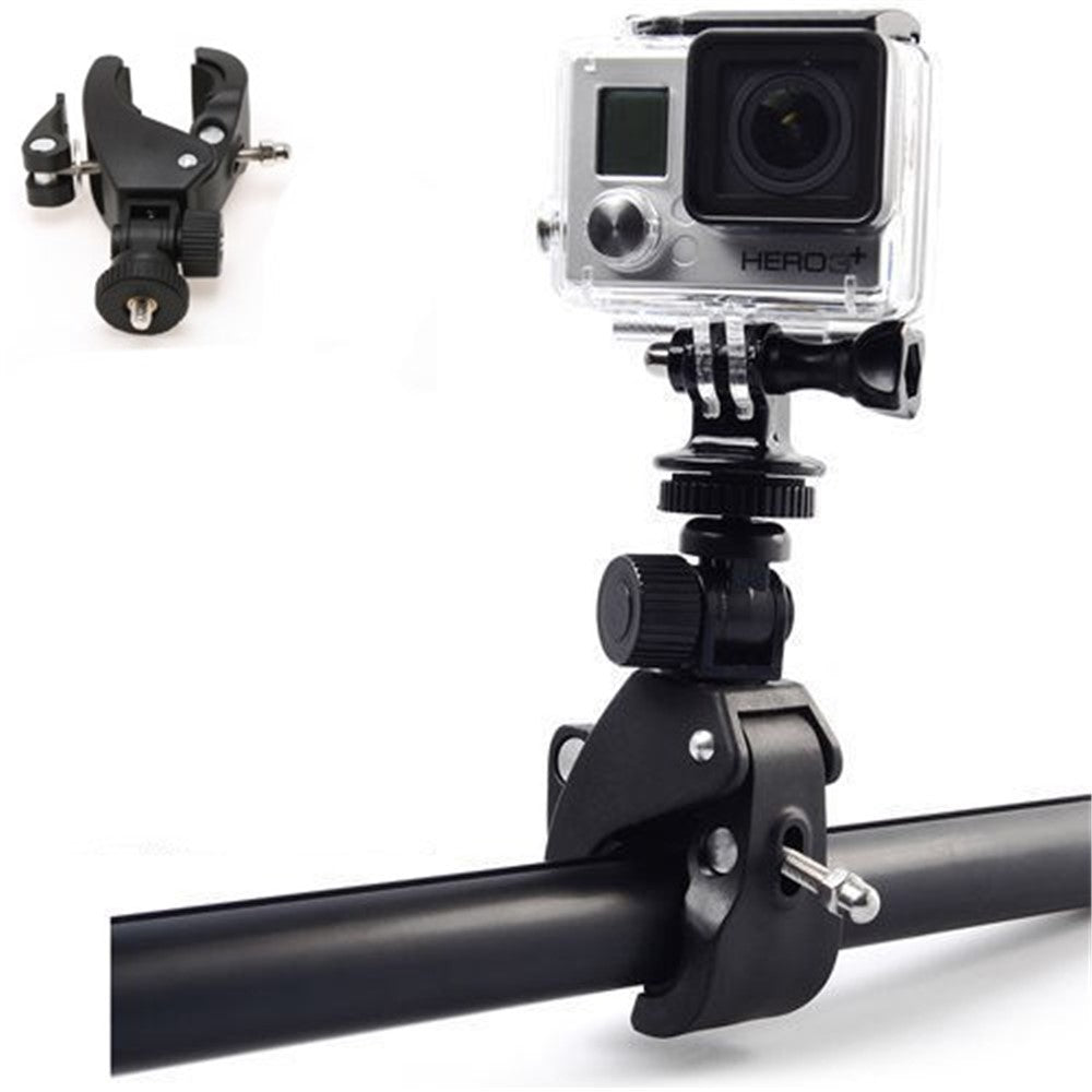 Motorcycle Bicycle Handlebar Mount Clamp for Gopro Hero 3+ 3 2 1 Camera