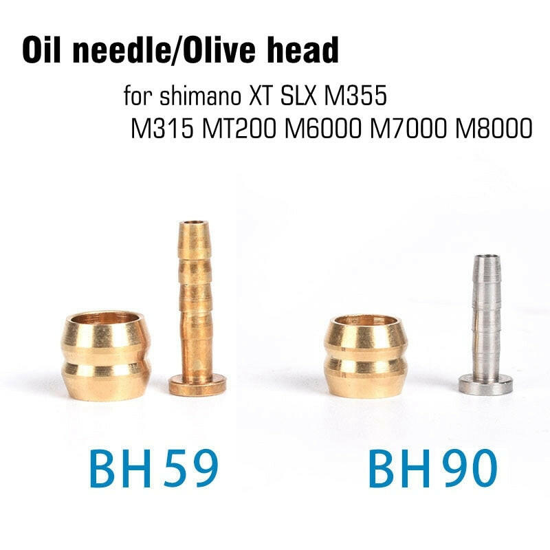 For DEORE BH90 BH59 Brake Olivary head Mountain Bike XT SLX M355 M315 MT200 M6000 M7000 M8000 Oil needle 10 set