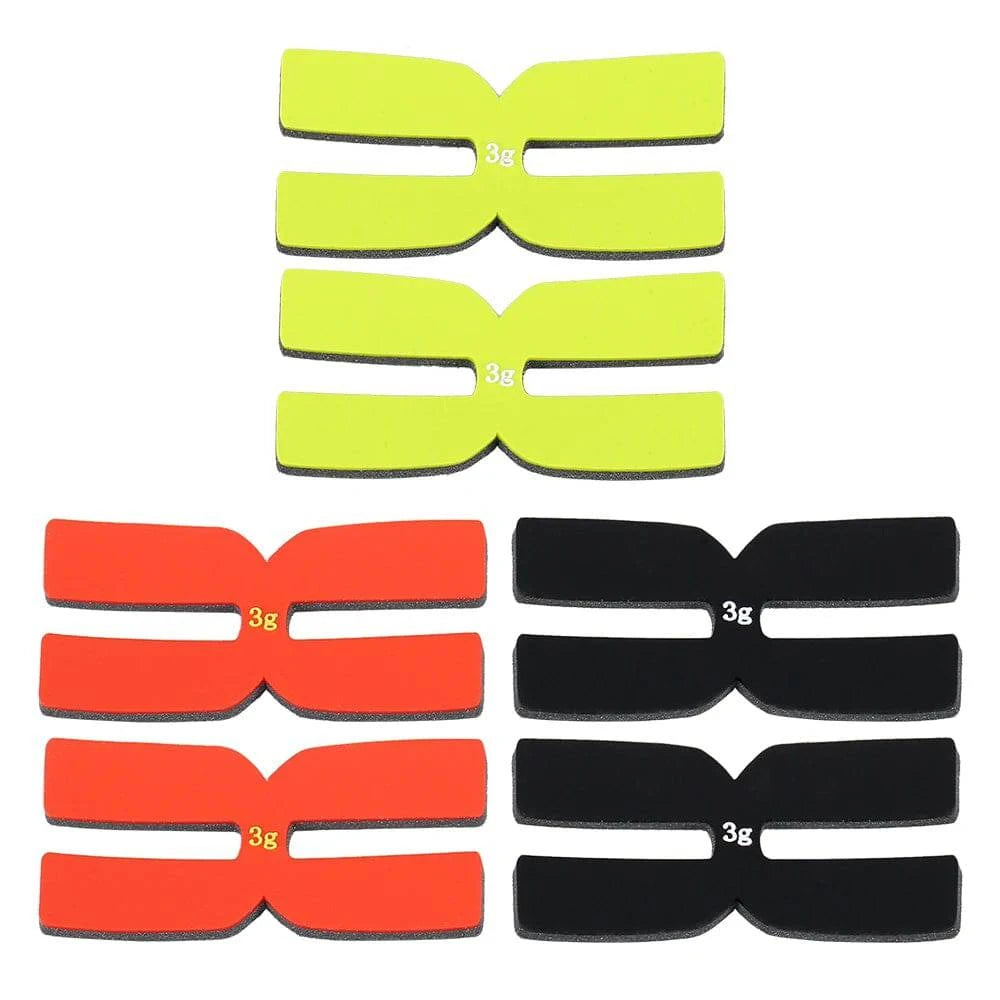 6Pcs 3g Tennis Racket Weight Balance Strips Silicone Tennis Racquet Tapes Silicone Balance Bar Tennis Racket Accessories-WAYBIKER