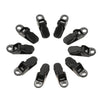 10pcs Camping Tent Clip Snap Hangers Outdoor Awning Clamp Tarp Clips Beach Tent Clip Survival Tighten Tool Tent Accessories-WAYBIKER