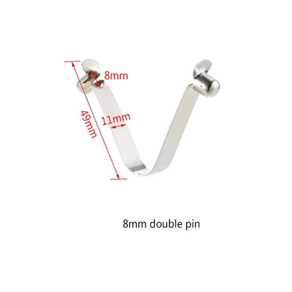6pcs Kayak Paddle Spring Clips Tent Pole Clips Push Button Spring Snap Clip Locking Tube Pin M2165 Kayak Accessories-WAYBIKER