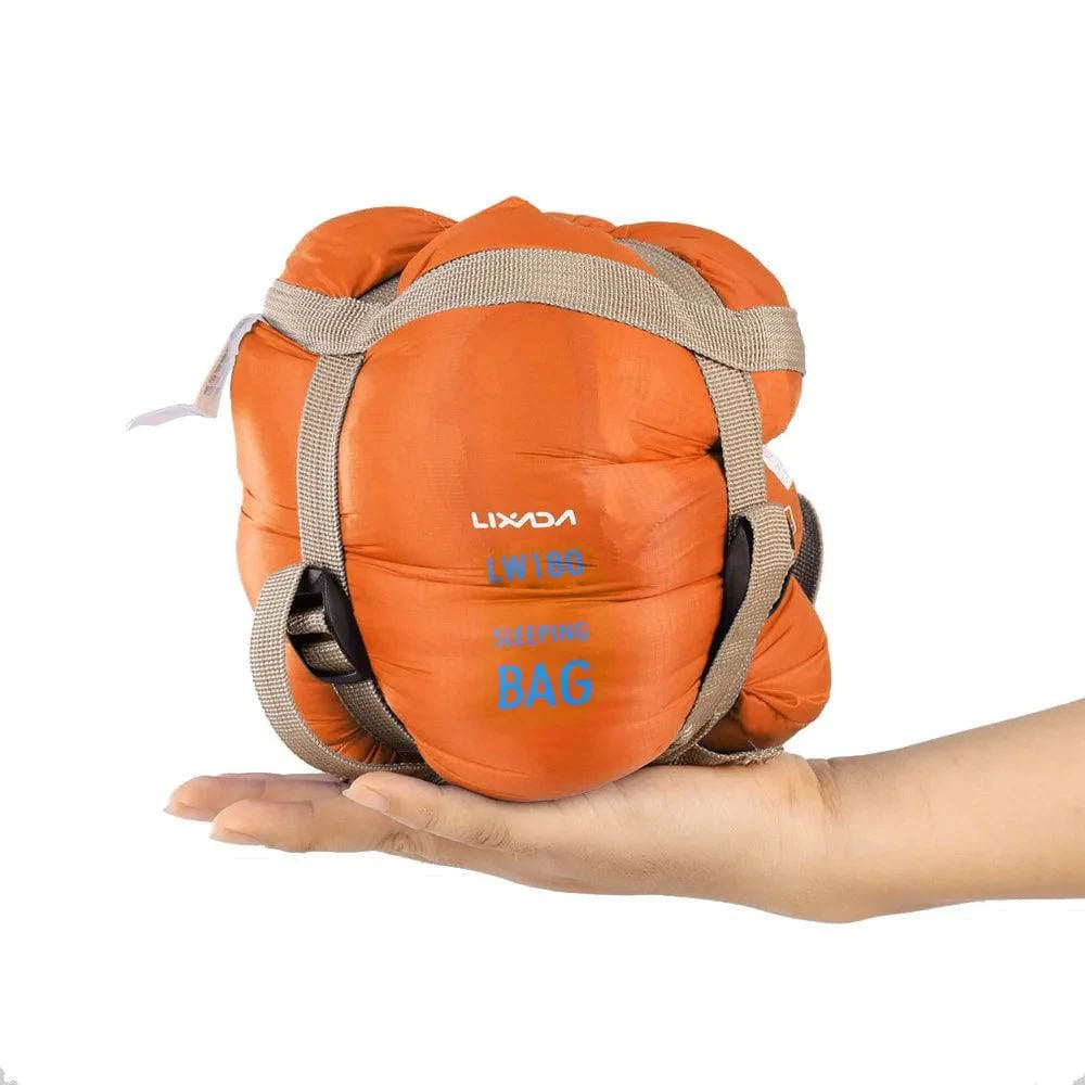 LIXADA 190 * 75cm Outdoor Envelope Sleeping Bag Camping Travel Hiking Ultra-light Sleeping Bag Travel Bag Hiking LW180 680g-WAYBIKER