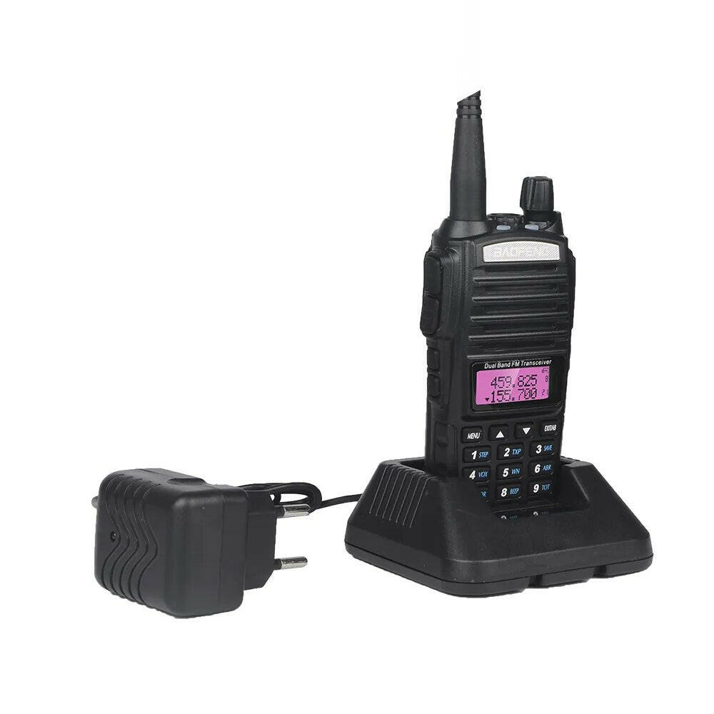 Baofeng UV 82 Walkie Talkie Long Range 8W Radio Comunicador High Power Dual PTT For Hunting UV-82 UHF VHF Portable FM Ham Radios-WAYBIKER