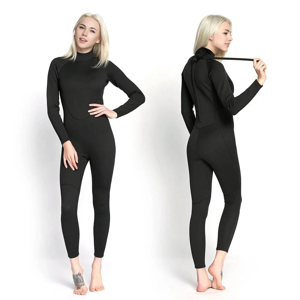Men Women's Diving Suit 2mm Full Body Wetsuit S-XXL Swimming Surfing Diving Snorkeling Suit Back Zip Jumpsuit MY057 Diving Suit-WAYBIKER