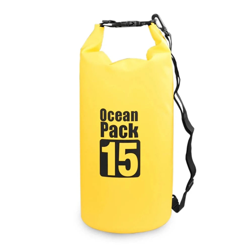 10L/15L/20L/30L Outdoor Waterproof Dry Bag Backpack Swimming Bag Water Floating Bag Sack for Kayak Rafting River Trekking-WAYBIKER