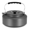 1.1L/1.6L Outdoor Coffee Pot Teapot Portable Camping Water Kettle Hiking Camping Picnic Kettle Aluminum Tableware Cookware-WAYBIKER