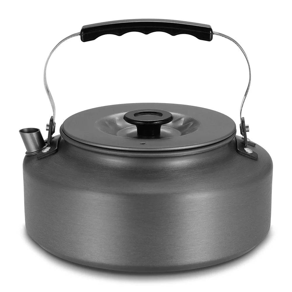 1.1L/1.6L Outdoor Coffee Pot Teapot Portable Camping Water Kettle Hiking Camping Picnic Kettle Aluminum Tableware Cookware-WAYBIKER