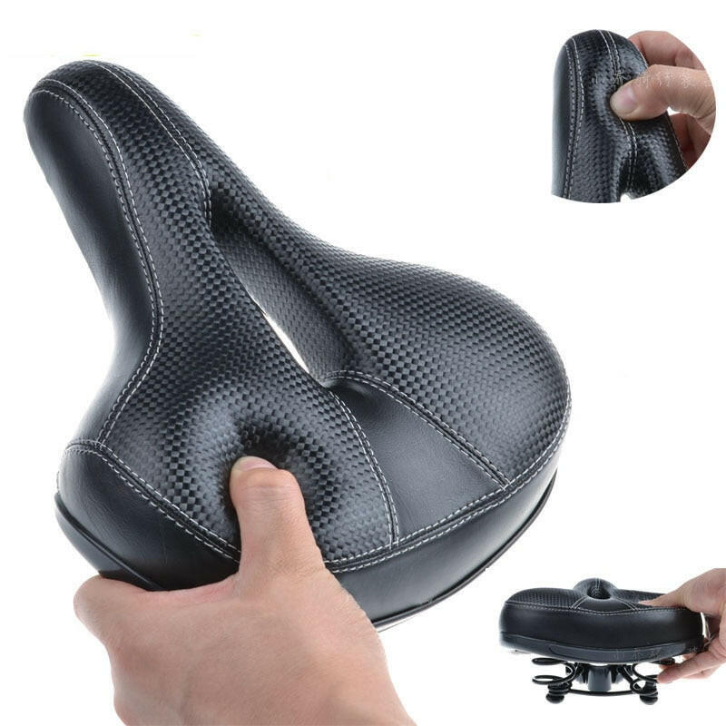 Bicycle Saddle Cycling Seat Pad Scooter Seat Large Size Wide Comfortble MTB Bike Seat Bicycle Parts with Seatposts Clamps-WAYBIKER