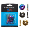 1pcs Mountain Bicycle Bowl Cover + Screw 3 colors Stem Top Cap Cover Headset Screws Bicycle Cycling Accessories Set-WAYBIKER