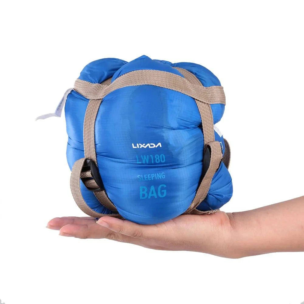 LIXADA 190*75cm Envelope Sleeping Bag Adult Camping Outdoor Mini Walking beach Sleeping Bags Ultralight Travel Bag Spring Autumn-WAYBIKER