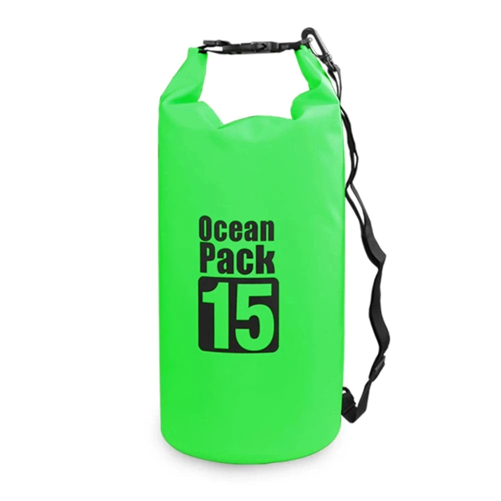 10L/15L/20L/30L Outdoor Waterproof Dry Bag Backpack Swimming Bag Water Floating Bag Sack for Kayak Rafting River Trekking-WAYBIKER